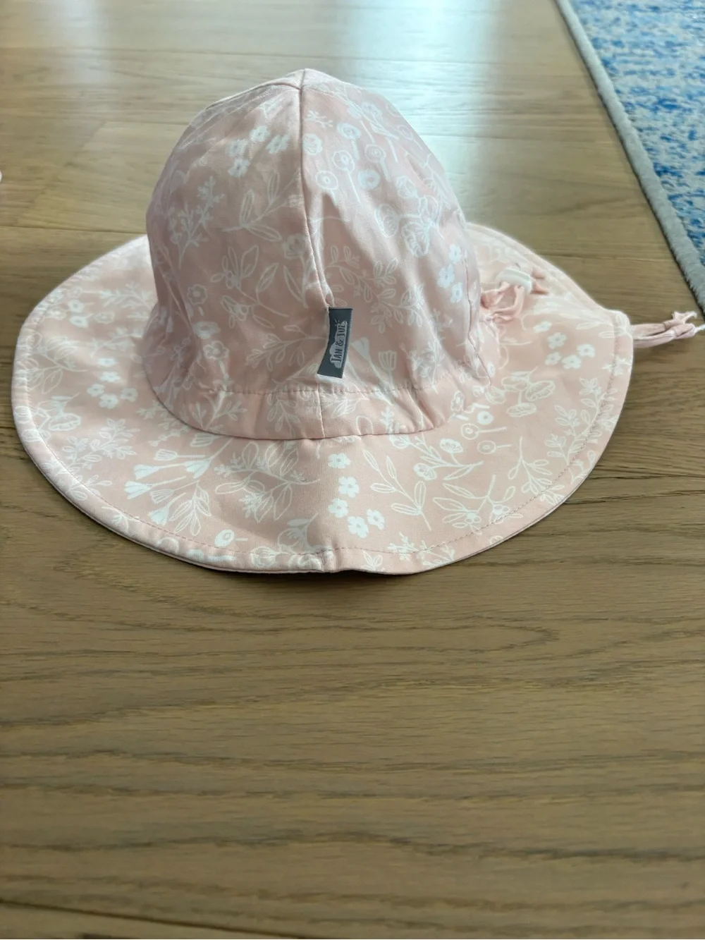 Pink baby sun hat